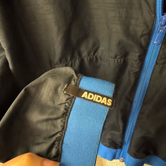 Adidas Mens Multicolor Full Zip Windbreaker - Picture 4 of 7